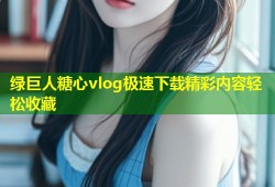 绿巨人糖心vlog极速下载精彩内容轻松收藏