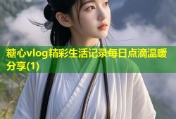 糖心vlog精彩生活记录每日点滴温暖分享(1)