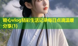 糖心vlog精彩生活记录每日点滴温暖分享(1)
