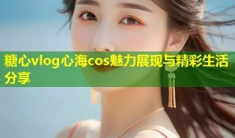 糖心vlog心海cos魅力展现与精彩生活分享