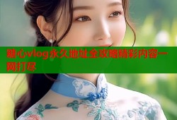 糖心vlog永久地址全攻略精彩内容一网打尽