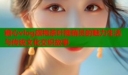 糖心vlog旗袍茶叶推销员的魅力生活与传统文化交织故事