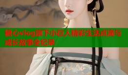 糖心vlog旗下小巨人精彩生活点滴与成长故事全纪录