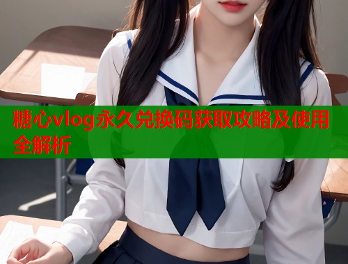 糖心vlog永久兑换码获取攻略及使用全解析