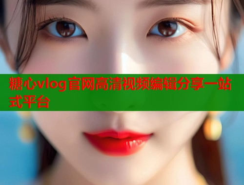 糖心vlog官网高清视频编辑分享一站式平台