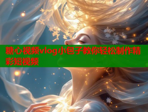 糖心视频vlog小包子教你轻松制作精彩短视频